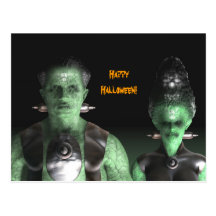 Frankenstein - postal de Halloween