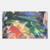 Franz Marc - aves Pegatinas