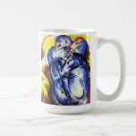 Franz Marc la torre de caballos azules Taza