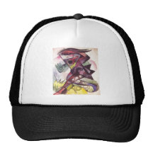 Franz Marc - tempestad Shakespeare 1914 de Caliban Gorras De Camionero