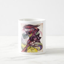 Franz Marc - tempestad Shakespeare 1914 de Caliban Tazas De Café