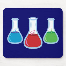 Frascos de la ciencia alfombrillas de ratón