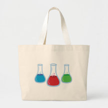 Frascos de la ciencia bolsas de mano
