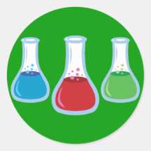 Frascos de la ciencia etiquetas  
