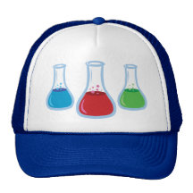 Frascos de la ciencia gorros  