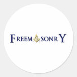 FreemasonrY Pegatinas Redondas