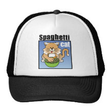 Frenesí del gato de los espaguetis gorro