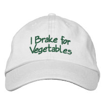 Freno para las verduras gorras bordadas