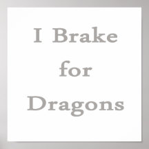 Freno para los dragones grises posters