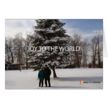 frente de Navidad Tarjetas