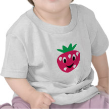 fresa (blanca) camiseta