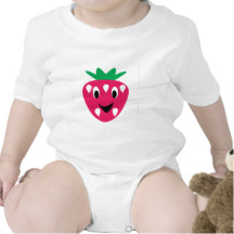 fresa (blanca) camisetas
