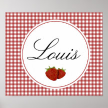 Fresa linda adaptable poster