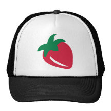 Fresa roja gorro