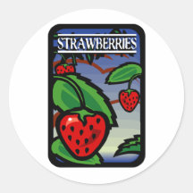 Fresas Etiquetas