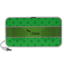 Fresas verdes conocidas personalizadas altavoz de viajar