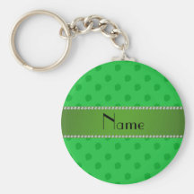 Fresas verdes conocidas personalizadas llavero personalizado