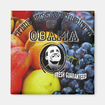 FRESCO de la fruta de Obama GARANTIZADO Imán Para Frigorífico
