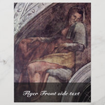 Fresco del techo para la historia de la creación e tarjetones