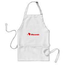 Fresco, diseño de I LoveWisconsin Delantales