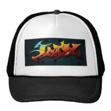 Fresco, enrrollado, de moda, retro, fresco gorras de camionero