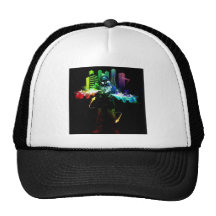Fresco, enrrollado, de moda, retro, fresco gorro