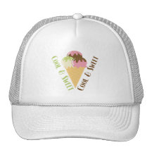 Fresco y dulce gorras de camionero