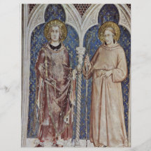Frescos con escenas a partir de la vida de San Mar Tarjetón