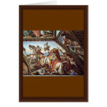 Frescos en las casas Máximo en Roma Ariosto Pasill Felicitación