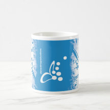¡frescura azul en una taza!
