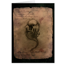 Freza de Cthulhu Tarjetas