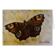 Frida Kahlo pintó la mariposa Tarjeta