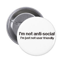 Friki antisocial de Techie Pins
