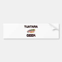Friki de Tuatara Pegatina De Parachoque