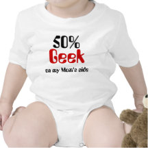 Friki del 50% en la camisa lateral del bebé de la 