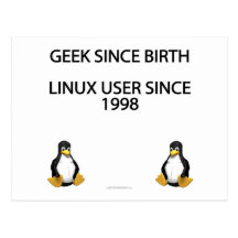 Friki desde nacimiento. Usuario de Linux desde 199 Postales