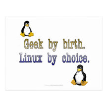 Friki por nacimiento. Linux por la opción Tarjeta Postal