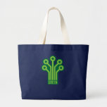 Friki verde bolsa lienzo