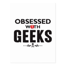 Frikis obsesionados tarjetas postales