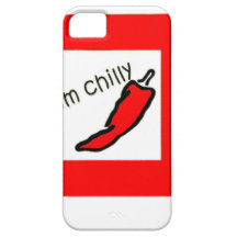 frío rojo picante iPhone 5 Case-Mate protector
