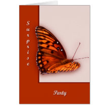 Fritillary del golfo tarjeton