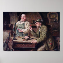 FRITZ WAGNER-IN EL VINO CELLAR-PRINT POSTER