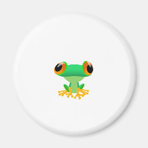 Froggy lindo iman de frigorífico