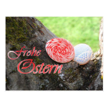 Frohe Ostern Postkarte