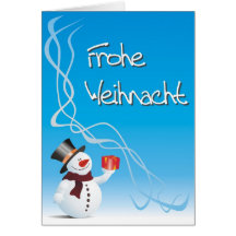 Frohe Weihnacht... / Merry Christmas Karte