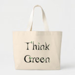 Frondoso piense el bolso verde bolsa