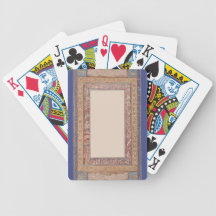 Frontera antigua colonial de la India del Victoria Baraja Cartas De Poker