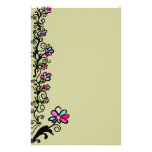 Frontera de la flor papeleria