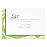 Frontera de Paisley - tarjeta de RSVP Comunicado Personalizado