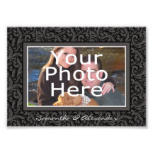 Frontera elegante w/Text de la foto del remolino n